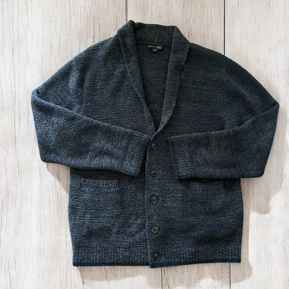Barefoot dreams Shawl Collar Cardigan sweater Pacific blue - Picture 5 of 13